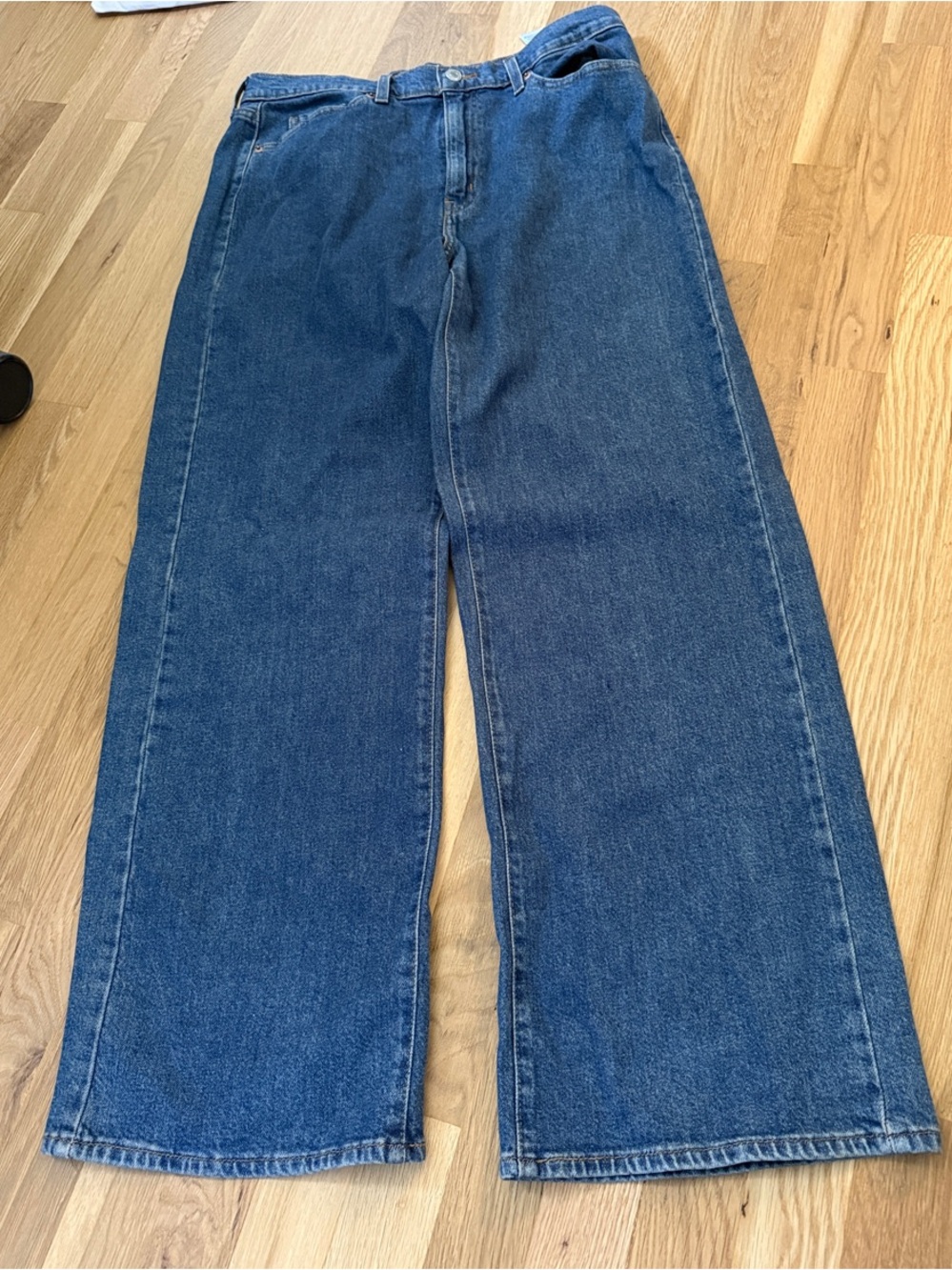 Signature by Levi Strauss Women's Wide-Leg Blue Jeans